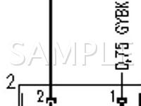 2004 MERCEDES-BENZ CL55 AMG 5.5 V8 GAS Wiring Diagram