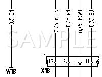2008 MERCEDES-BENZ S63 AMG  6.3 V8 GAS Wiring Diagram