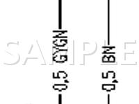 2005 MERCEDES-BENZ G55 AMG  5.5 V8 GAS Wiring Diagram