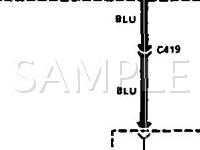 1990 Acura Legend  2.7 V6 GAS Wiring Diagram