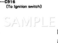 1991 Acura Integra RS 1.8 L4 GAS Wiring Diagram