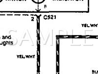 1995 Acura Legend L 3.2 V6 GAS Wiring Diagram