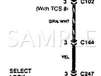 1995 Acura Legend GS 3.2 V6 GAS Wiring Diagram