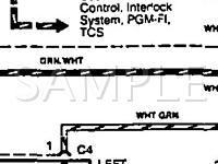1995 Acura Legend L 3.2 V6 GAS Wiring Diagram