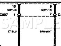 1997 Acura Integra RS 1.8 L4 GAS Wiring Diagram
