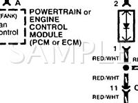 1999 Acura CL  2.3 L4 GAS Wiring Diagram