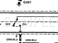 1999 Acura Integra LS 1.8 L4 GAS Wiring Diagram