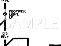 1990 Audi 100 Quattro  2.3 L5 GAS Wiring Diagram