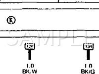 1990 Audi 100 Quattro  2.3 L5 GAS Wiring Diagram