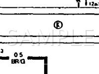 1990 Audi 200 Quattro  2.2 L5 GAS Wiring Diagram