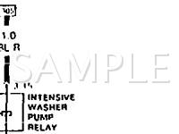1990 Audi 200  2.2 L5 GAS Wiring Diagram