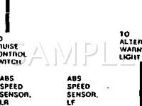 1990 Audi 200  2.2 L5 GAS Wiring Diagram