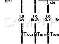 1990 Audi 80  2.0 L4 GAS Wiring Diagram