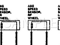 1990 Audi 90  2.3 L5 GAS Wiring Diagram