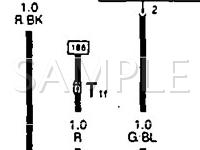1994 Audi 90 Quattro CS 2.8 V6 GAS Wiring Diagram