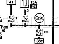 1996 Audi A4  2.8 V6 GAS Wiring Diagram