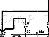 1996 Audi A4 Quattro  2.8 V6 GAS Wiring Diagram