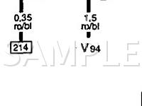 1996 Audi A4 Quattro  2.8 V6 GAS Wiring Diagram