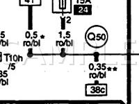 1997 Audi A4 Quattro  1.8 L4 GAS Wiring Diagram