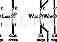1995 Audi A6  2.8 V6 GAS Wiring Diagram