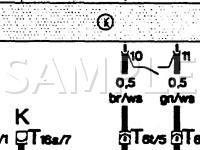 1997 Audi A8  3.7 V8 GAS Wiring Diagram