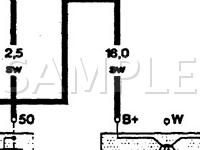 1997 Audi A8  3.7 V8 GAS Wiring Diagram
