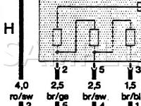1997 Audi A8  3.7 V8 GAS Wiring Diagram