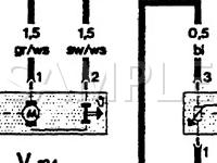1997 Audi A8  3.7 V8 GAS Wiring Diagram