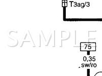 1999 Audi A4  1.8 L4 GAS Wiring Diagram