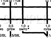 1998 Audi A4  2.8 V6 GAS Wiring Diagram