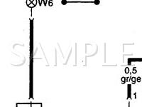 1998 Audi A4 Avant 2.8 V6 GAS Wiring Diagram