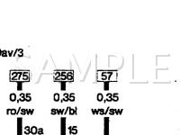 1999 Audi A6  2.8 V6 GAS Wiring Diagram