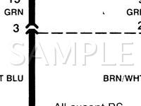 2001 Acura Integra LS 1.8 L4 GAS Wiring Diagram