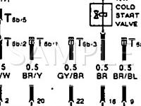 1992 Audi 100 CS 2.8 V6 GAS Wiring Diagram