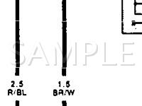 1991 Audi 200  2.2 L5 GAS Wiring Diagram