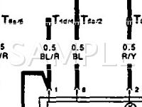 1991 Audi 200 Quattro 10V 2.2 L5 GAS Wiring Diagram