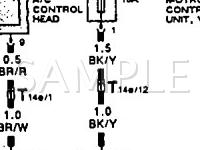 1991 Audi V8 Quattro 32V 3.6 V8 GAS Wiring Diagram