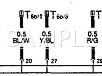 1992 Audi 80 Quattro  2.3 L5 GAS Wiring Diagram