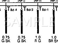 1991 Audi 90 Quattro 20V 2.3 L5 GAS Wiring Diagram