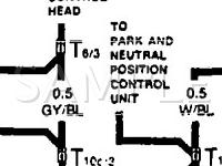 1993 Audi 100 Quattro CS 2.8 V6 GAS Wiring Diagram