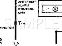 1993 Audi 100 Quattro CS 2.8 V6 GAS Wiring Diagram
