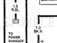 1993 Audi 90 Quattro CS 2.8 V6 GAS Wiring Diagram