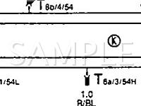 1993 Audi 90 S 2.8 V6 GAS Wiring Diagram