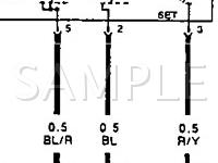 1992 Audi V8 Quattro 32V 4.2 V8 GAS Wiring Diagram