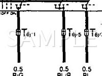1995 Audi 90 Sport 2.8 V6 GAS Wiring Diagram