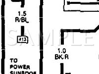 1995 Audi 90 Sport 2.8 V6 GAS Wiring Diagram