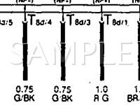 1995 Audi 90 Sport 2.8 V6 GAS Wiring Diagram