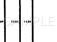1990 BMW 325IS  2.5 L6 GAS Wiring Diagram