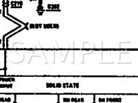 1991 BMW 318IC  1.8 L4 GAS Wiring Diagram