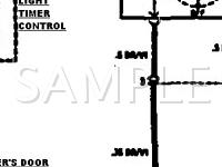 1991 BMW 318IC  1.8 L4 GAS Wiring Diagram
